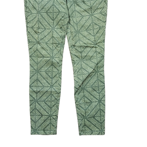 Khakis by Gap skinny Mini Green Abstract Print pants size 00 - Picture 8 of 8